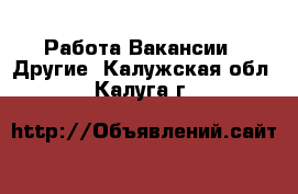 Работа Вакансии - Другие. Калужская обл.,Калуга г.